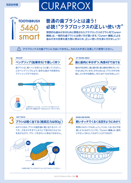 使い方について 昨日まで磨けなかった隙間に Curaprox