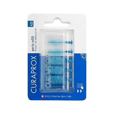 クラプロックス　歯間ブラシ　CPSペリオプラス　CPS410　リフィル5本　ブルー