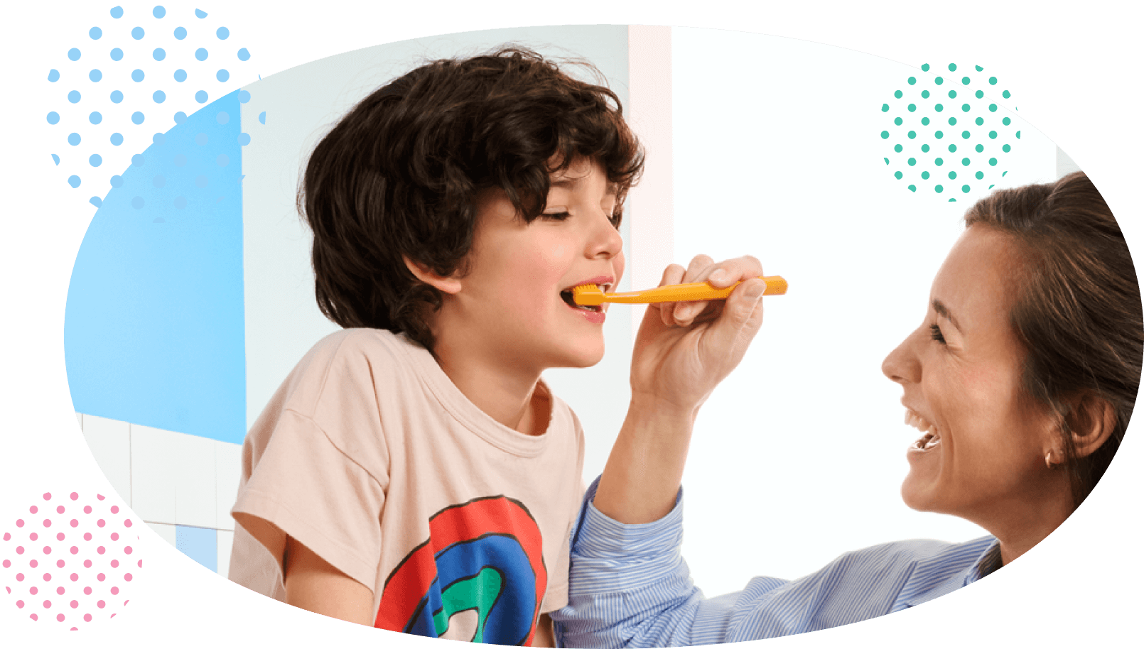 6.歯並びが不揃いな時期にみがきやすくするテクニック