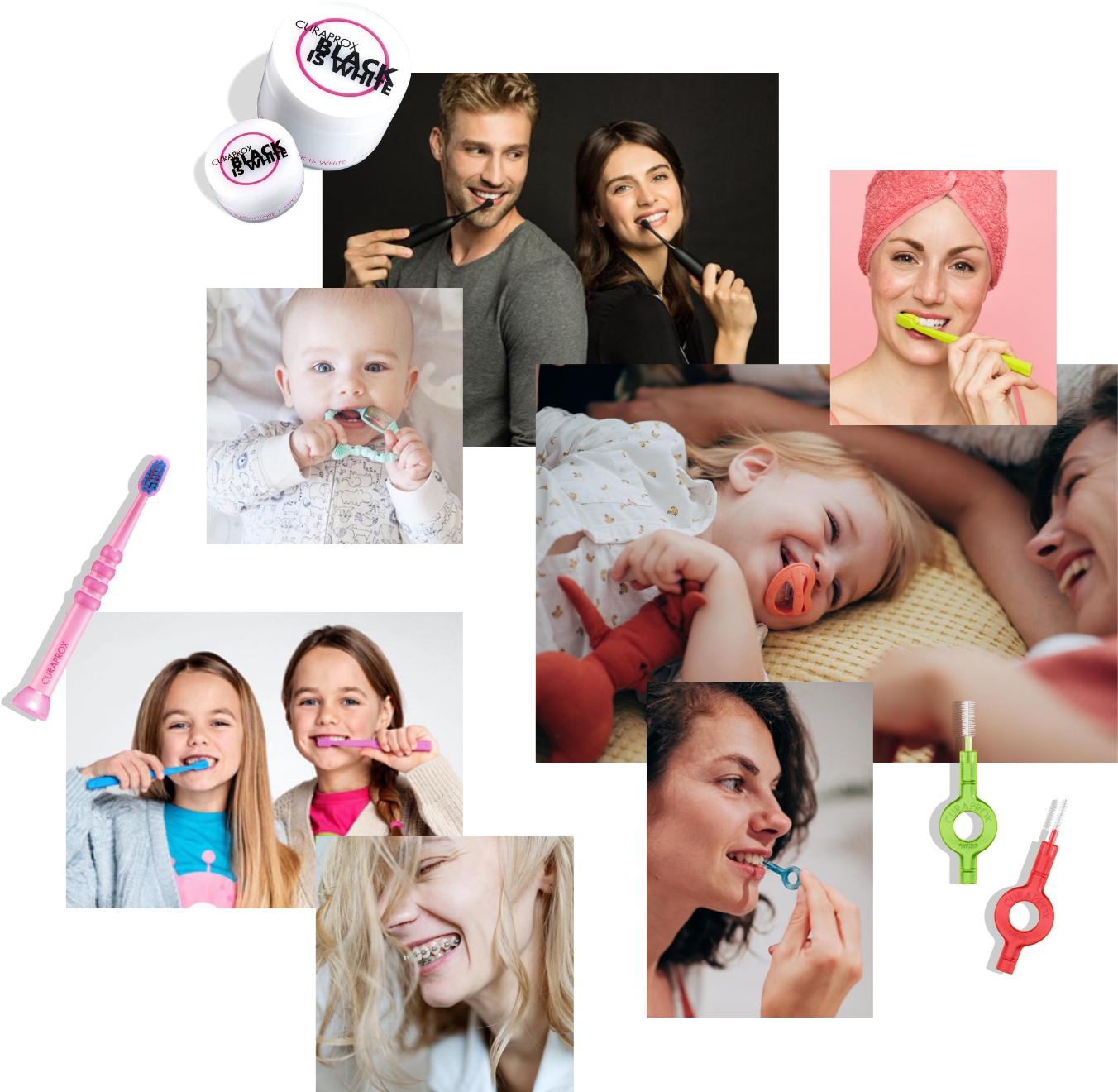 使う人の年代、用途に合わせた多種多様な商品構成で、最適な口腔ケア習慣をお届けします。